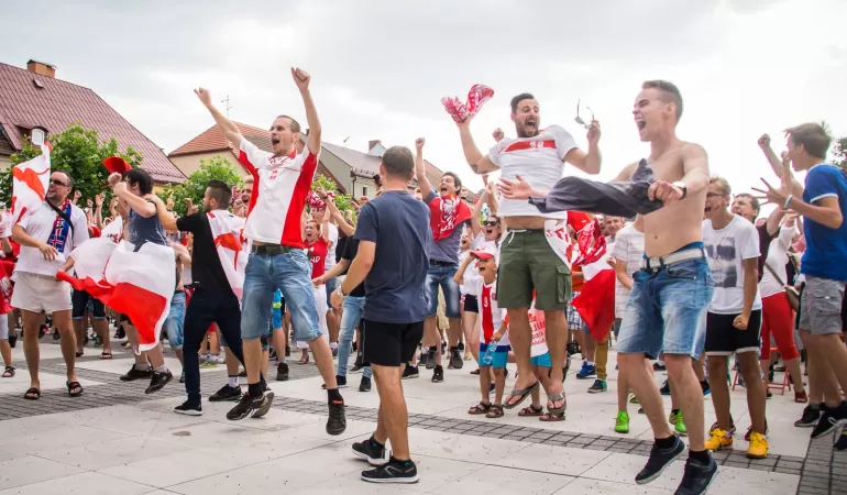 Mecz Polska - Szwajcaria w pszczyńskiej strefie kibica - 25.06.2016 r.