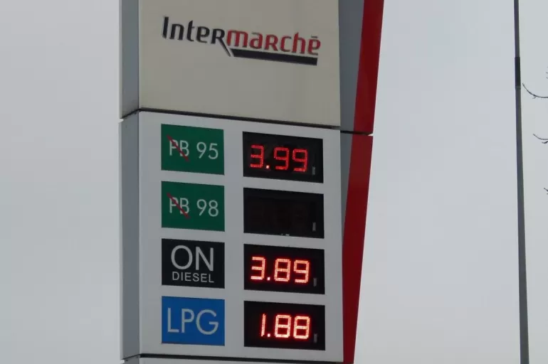 Ceny paliw w Pszczynie - 29.12.2015