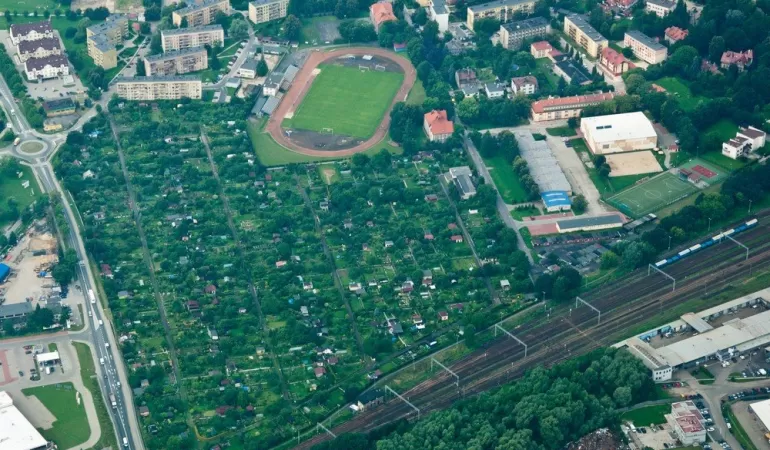 Zdjęcia lotnicze 2013: osiedle Siedlice