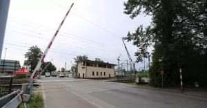 Przejazd kolejowy Dworcowa / Męczenników Oświęcimskich w Pszczynie - 07.07.2017