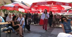 Mecz Polska - Grecja na Euro 2012 - pszczyński rynek - 8.06.2012