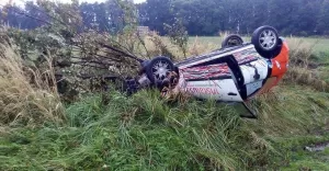 Wypadek na DK-81 w Pawłowicach - 19.09.2017