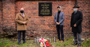 Tablice upamiętniające pszczyńskich Żydów - 23.10.2020