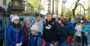 Uczniowie z Goczałkowic na wycieczce w Krakowie - 4.11.2017