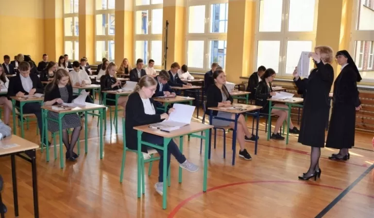 Egzaminy gimnazjalne w Goczałkowicach-Zdroju - 10.04.2019