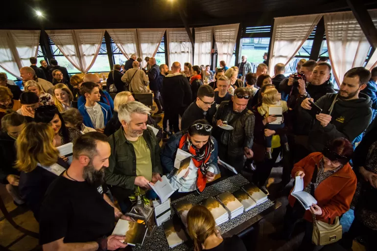 Spotkanie autorskie Doroty Brauntsch z czytelnikami jej książki "Domy bezdomne" opowieści o znikających ceglanych domach ziemi pszczyńskiej - 08.04.2019 r.