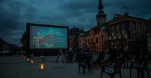Majowo / filmowo - seanse pod chmurką na pszczyńskim rynku!
