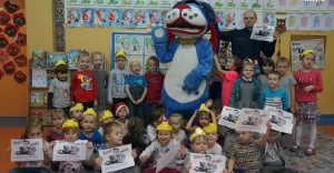 Sznupek odwiedził przedszkolaków z Łąki - 12.2017