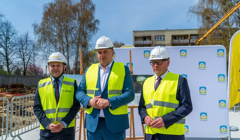 Budowa nowej siedziby PCKulu, wmurowanie kamienia węgielnego - 21.04.2022