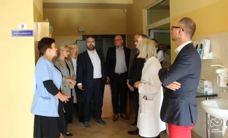 Z niemieckimi partnerami o wsparciu szpitala - 10.2019