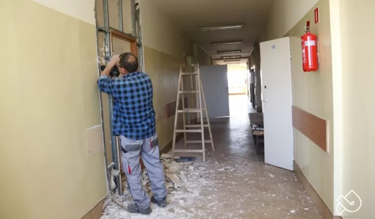 Remont w szpitalu w Pszczynie - 22.05.2018