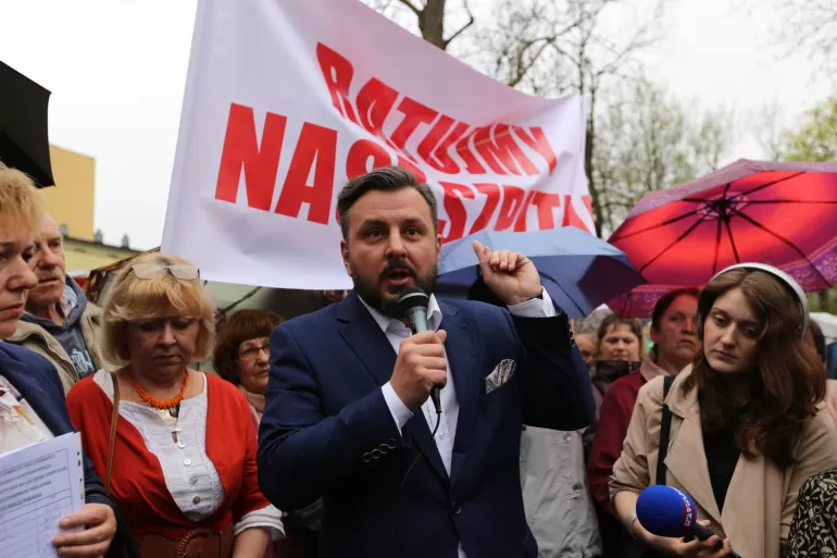 Ratujmy nasz szpital - pikieta mieszkańców w obronie placówki - 16.04.2018