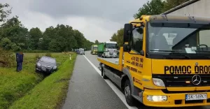 Kolizje na DK-81 w Pawłowicach - 20.09.2017