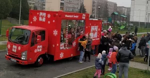 [FOTO] Mikołajowy Expres Polarny przyjechał do gminy Miedźna!