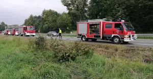 Wypadek w Pawłowicach. Na zakręcie DK-81 osobówka wypadła z drogi - 26.08.2017